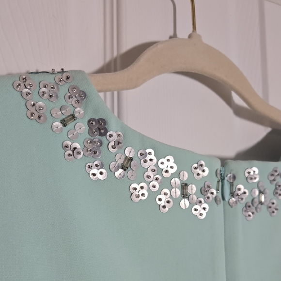 Vineyard Vines Mint Green Embellished Mini Dress Size 4 - Picture 7 of 7